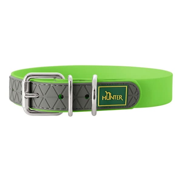 Hundhalsband Hunter Convenience Grön Storlek S/M (33-41 cm)