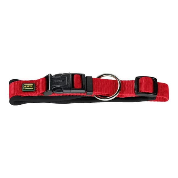 Hundhalsband Hunter Neopren Vario Röd