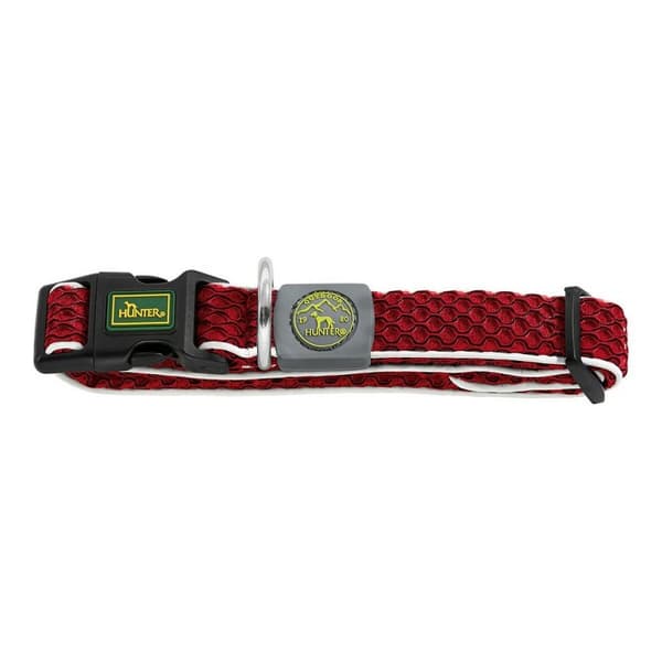 Hundhalsband Hunter Basic Tråd Röd 12 (33-50 cm)