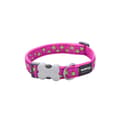 Miniatyrbild 2 av 4: Hundhalsband Red Dingo STYLE STARS LIME ON HOT PINK 41-63 cm