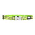 Miniatyrbild 2 av 2: Hundhalsband Red Dingo STYLE MONKEY LIME GREEN 15 mm x 24-36 cm