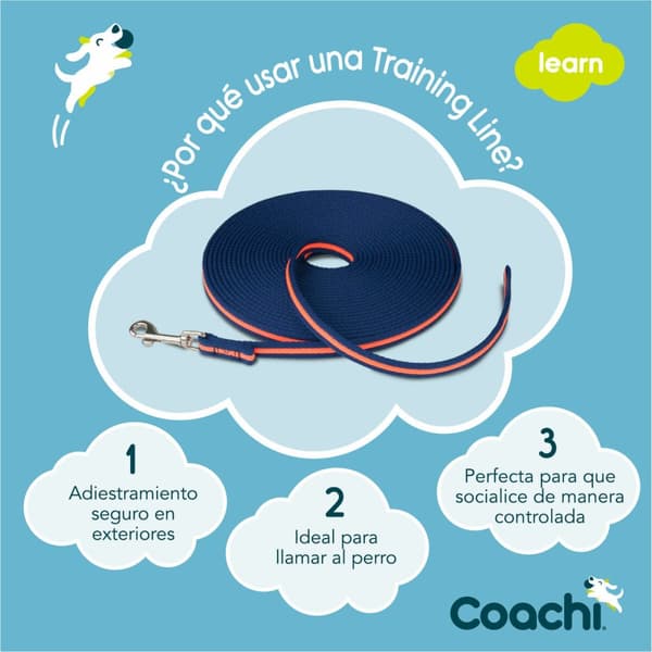 Övningskoppel Coachi Blå 10m Träning