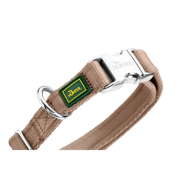 Hundhalsband Hunter Inari Beige XL 45-65 cm