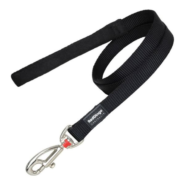Hundeleder Red Dingo Svart (2 x 120 cm)