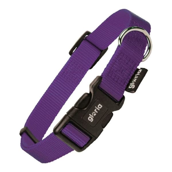 Hundehalsbånd Gloria Glatt Lilla Størrelse L (36-70 cm)