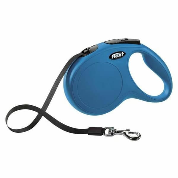 Hundeleder Flexi New Classic 5m Blå Størrelse M