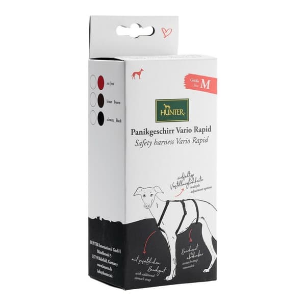 Hundesele Hunter 48-70 cm Svart S/M