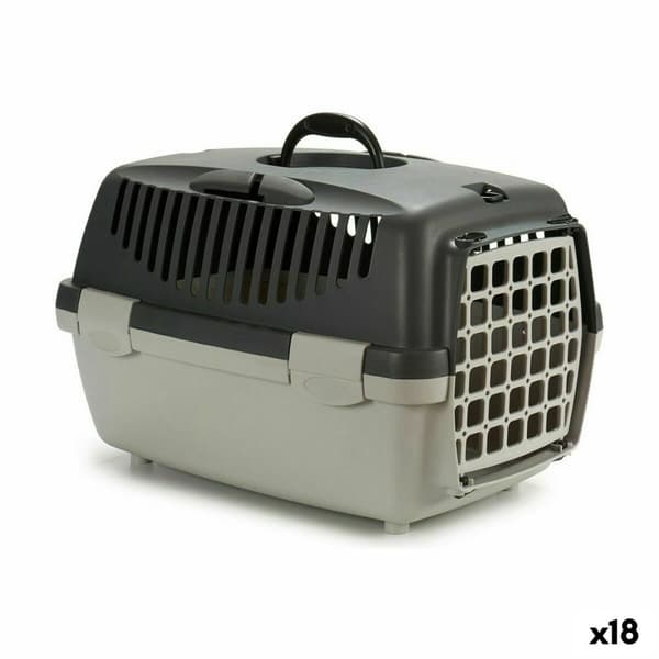 Transporter Stefanplast Antrasitt Lysegrp Plast 33 x 30 x 47 cm (18 enheter)