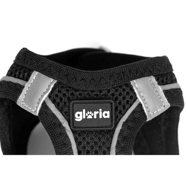 Hundesele Gloria Trek Star 29,4-32,6 cm 41,4-43 cm Svart S