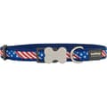 Miniatyrbilde 2 av 3: Hundehalsbånd Red Dingo STYLE US FLAG 41-63 cm