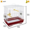 Miniatyrbilde 2 av 2: Bird Cage Ferplast Giusy Rød Hvit