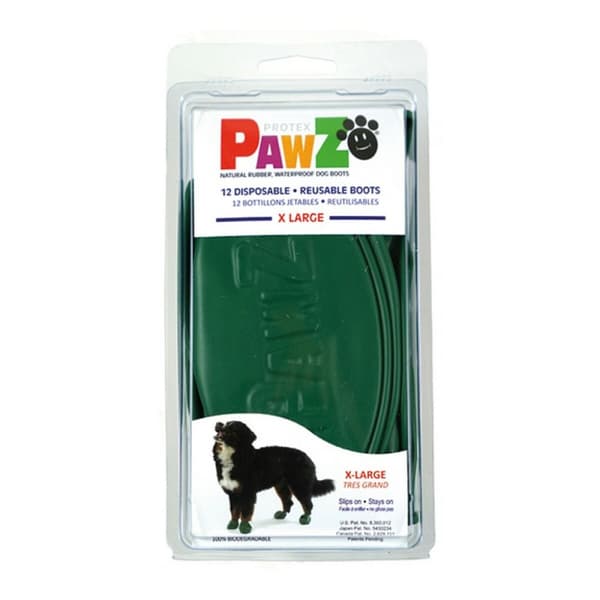 Korkeat Saappaat Pawz Koira 12 osaa Koko XL Vihreä