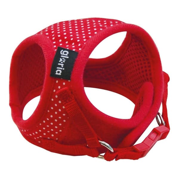 Koiran valjaat Gloria Pisteet 27-35 cm Punainen Koko M