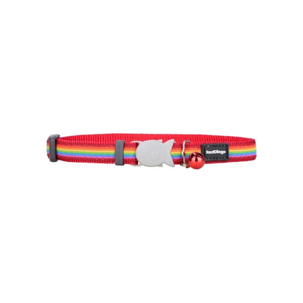 Katt krage Red Dingo Rainbow 20-32 cm Multicolour