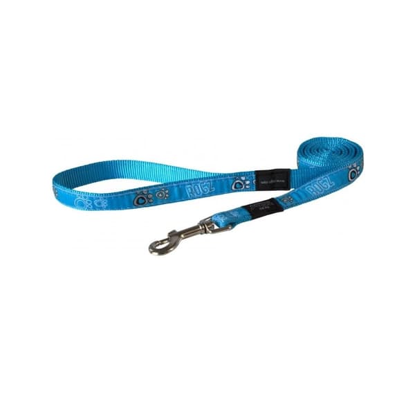 Fast hundesnor, turkis potedesign, 20 mm, stor, Rogz