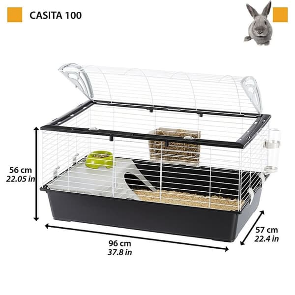 Bur Ferplast 100 Metal Plastik 96 x 57 x 56 cm