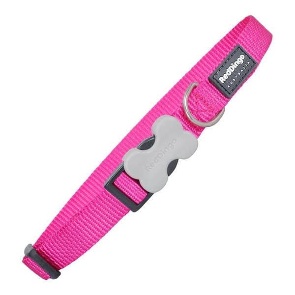 Hundhalsband Red Dingo Fuchsia (1,2 x 20-32 cm)