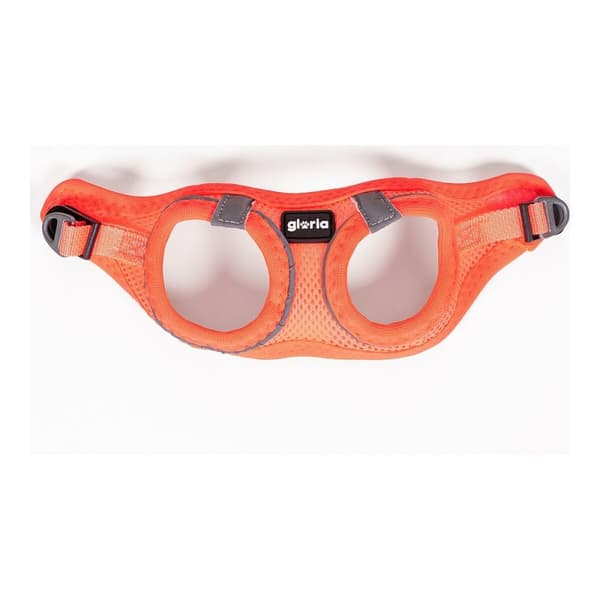 Hundesele Gloria Air Mesh Trek Star Justerbar Orange Størrelse XXXS (18-20 cm)