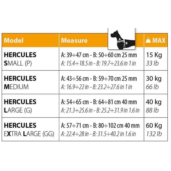 Hercules Sele Röd Stor