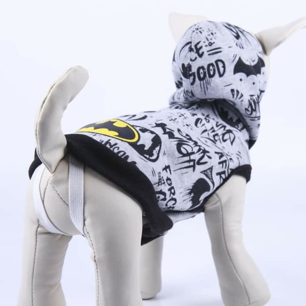 Dog Sweatshirt Batman S Grå