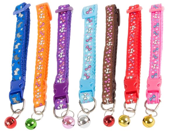 Hundhalsband / Katthalsband - Halsband med bjällra