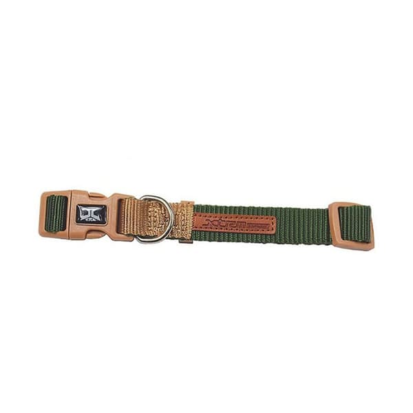 Koiran kaulapanta Nayeco 30-40 x 1,5 cm Beige Vihreä
