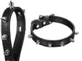 Miniatyrbilde 3 av 10: Hundhalsband med Nitar - Halsband för Katter och Hundar - L