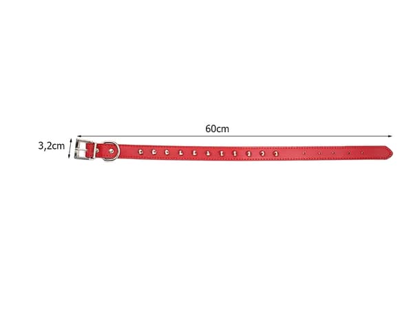 Hundhalsband med Nitar - Halsband för Katter och Hundar - L