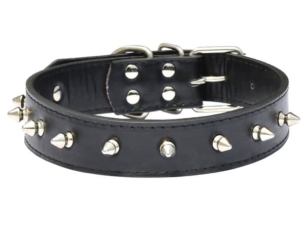 Hundhalsband med Nitar - Halsband för Katter och Hundar - L