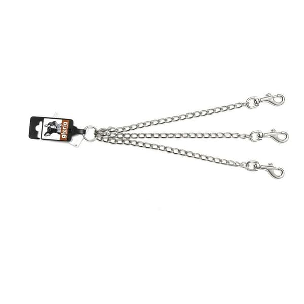 Koppling för 3-hundsledning Gloria 3mm x 38 cm