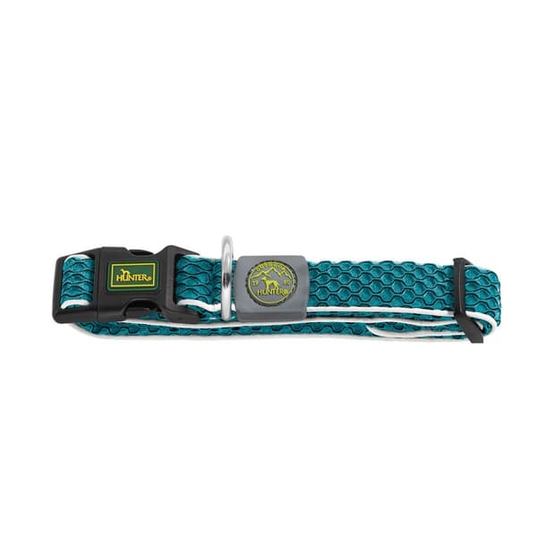 Hundhalsband Hunter Vario Basic Trådar Turkos 20