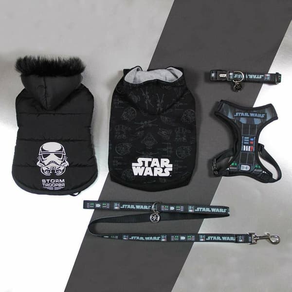 Hundtröja Star Wars XS Svart
