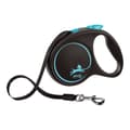 Miniatyrbillede 1 af 3: Hundebly Flexi BLACK DESIGN 5 m Blå Størrelse L