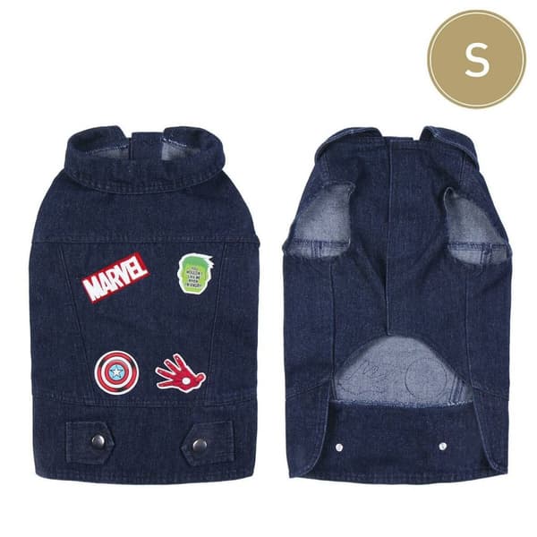 Hundefrakke Marvel Blå S