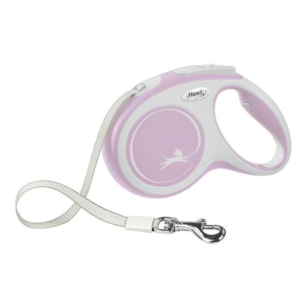 Koiran talutushihna Flexi NEW COMFORT Pinkki Koko S