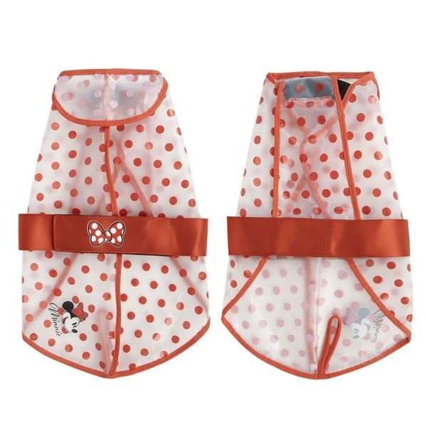 Koiran sadetakki Minnie Mouse Punainen XS