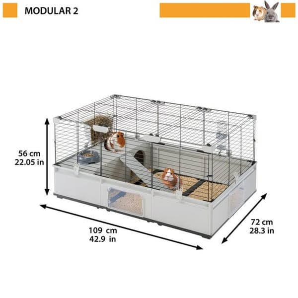 Häkki Ferplast Metalli Kierrätetty muovi 109 x 72 x 56 cm