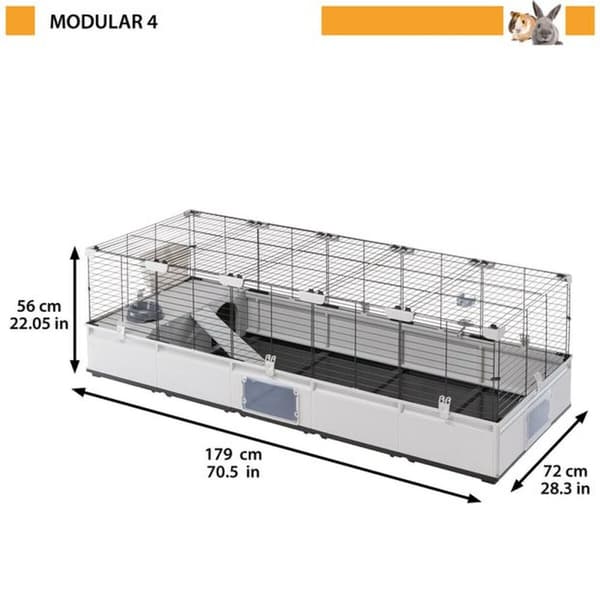 Häkki Ferplast Metalli Kierrätetty muovi 179 x 56 x 72 cm