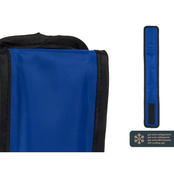 Koiran kaulapanta Sininen Musta PVC Geeli 6,5 x 1 x 45 cm Jäähdytysaine (4 osaa)