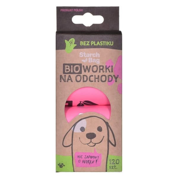 Affaldspose Starch Bag 961810 Pink (120 Dele)