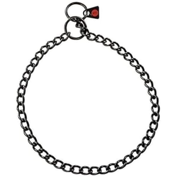 Träningskrage - HERM SPRENGER - Eslabon 2,5 mm x 45 cm - Rostfritt stål - Svart