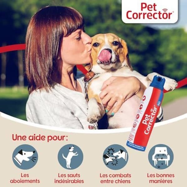 Pet Corrector Dog Training Spray - Hjälper till att kontrollera oönskade beteenden: skällande, hoppande, matstöld,