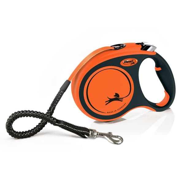 Hundebly Flexi XTREME 5 m Orange Størrelse L