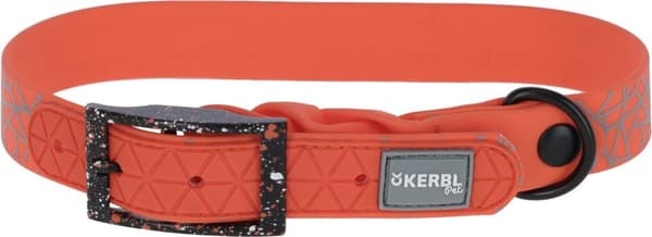 Kerbl Puno sort, orange plastik hundehoved halsbånd