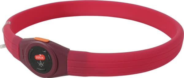 ZOLUX LED krave silikone BIVOUAK rød
