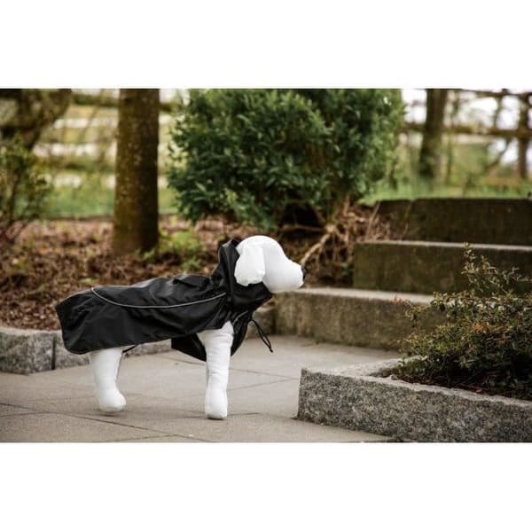 Kerbl Forks Dog Rain Coat Svart Storlek L - 80625
