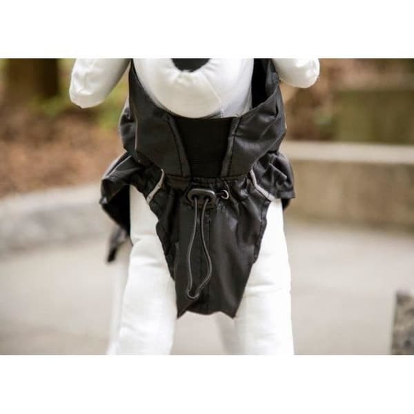Kerbl Forks Dog Rain Coat Svart Storlek L - 80625