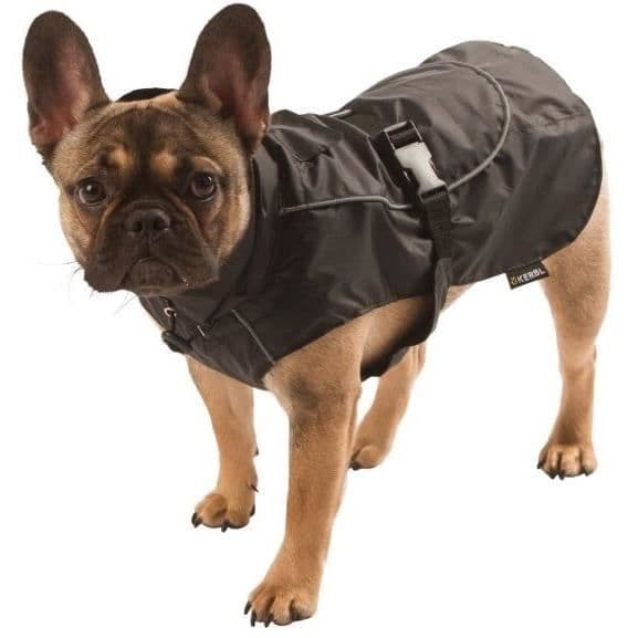 Kerbl Forks Dog Rain Coat Svart Storlek S - 80623