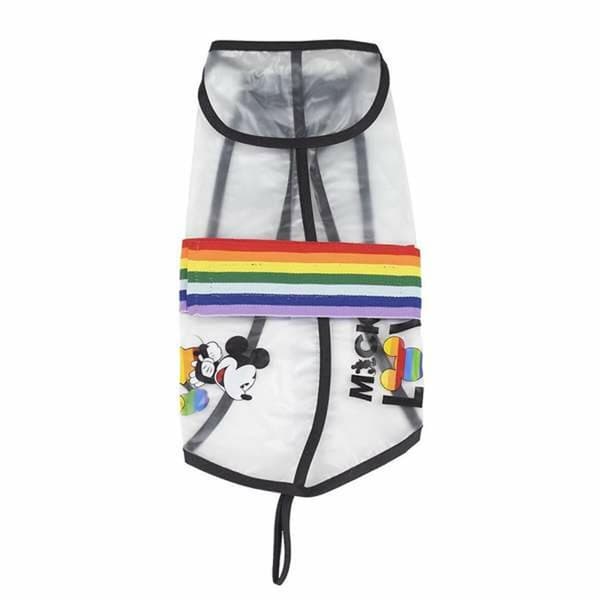 Regnrock för hundar Disney Transparent M Mickey Mouse