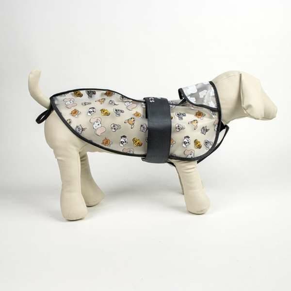 Hund regnfrakke Disney Sort matte black XS - S